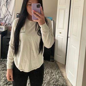 Light Yellow Vans Long sleeve t-shirt from pac sun